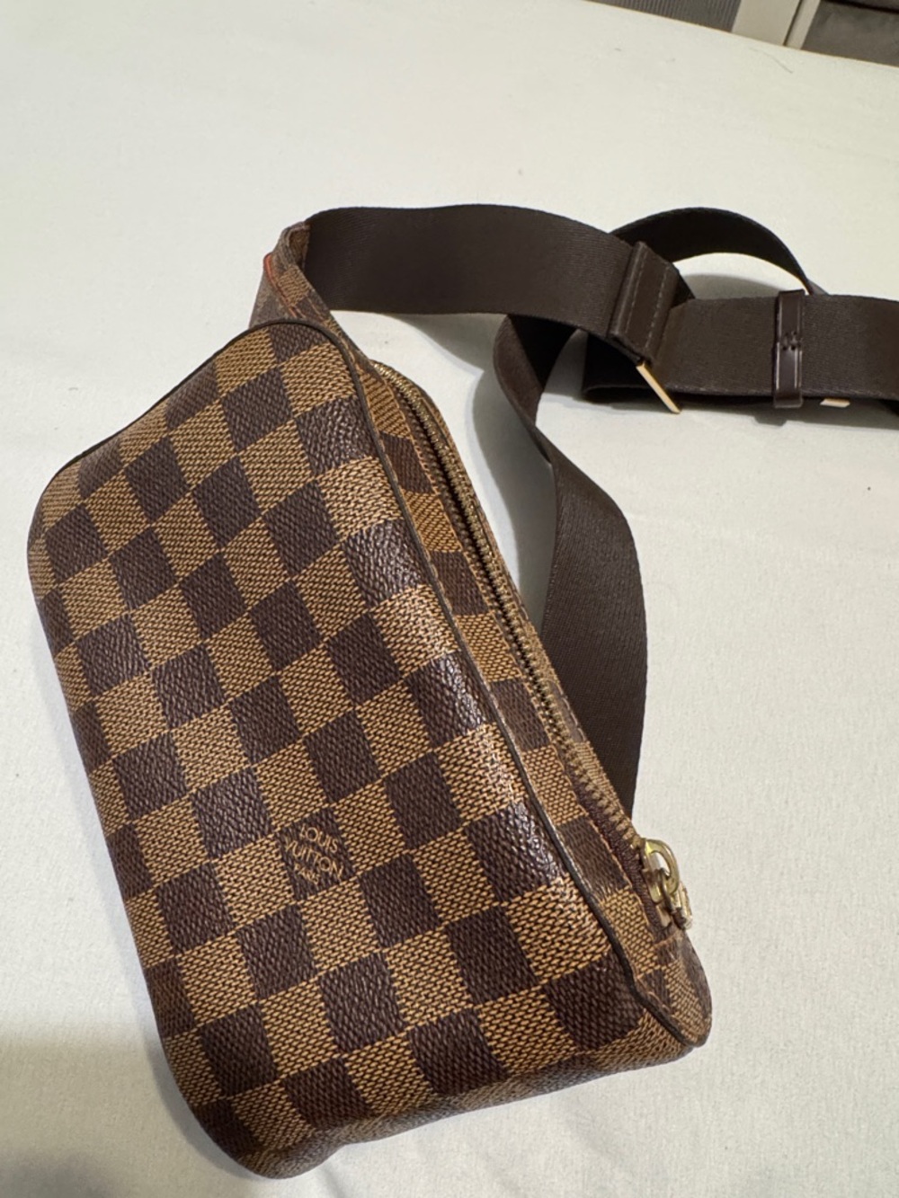 Louis Vuitton Brown Damier Ebene Belt Bag
